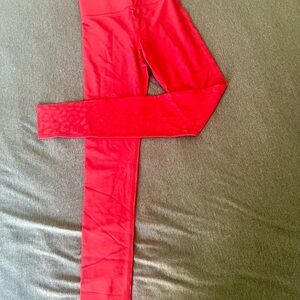 Carbon38 Vibrant Red Leggings